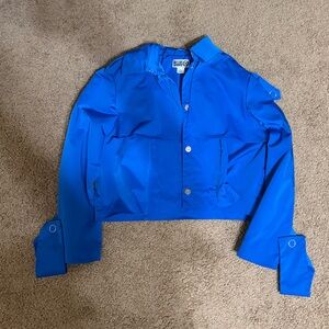 Cropped Blue Women's Jacket